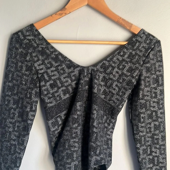 Wolford x GCDS Monogram Bodysuit in Black - Picture 8 of 11